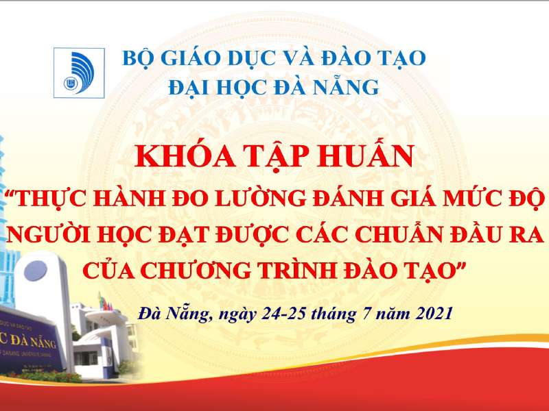 Tập huấn các hoạt động kiểm định chương trình đào tạo - Đại học Đà Nẵng